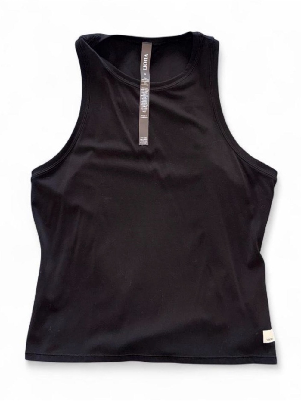 Vuori AllTheFeels Crew Tank in Black
